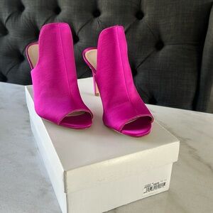 Nine West Pink Open-Toe Heels